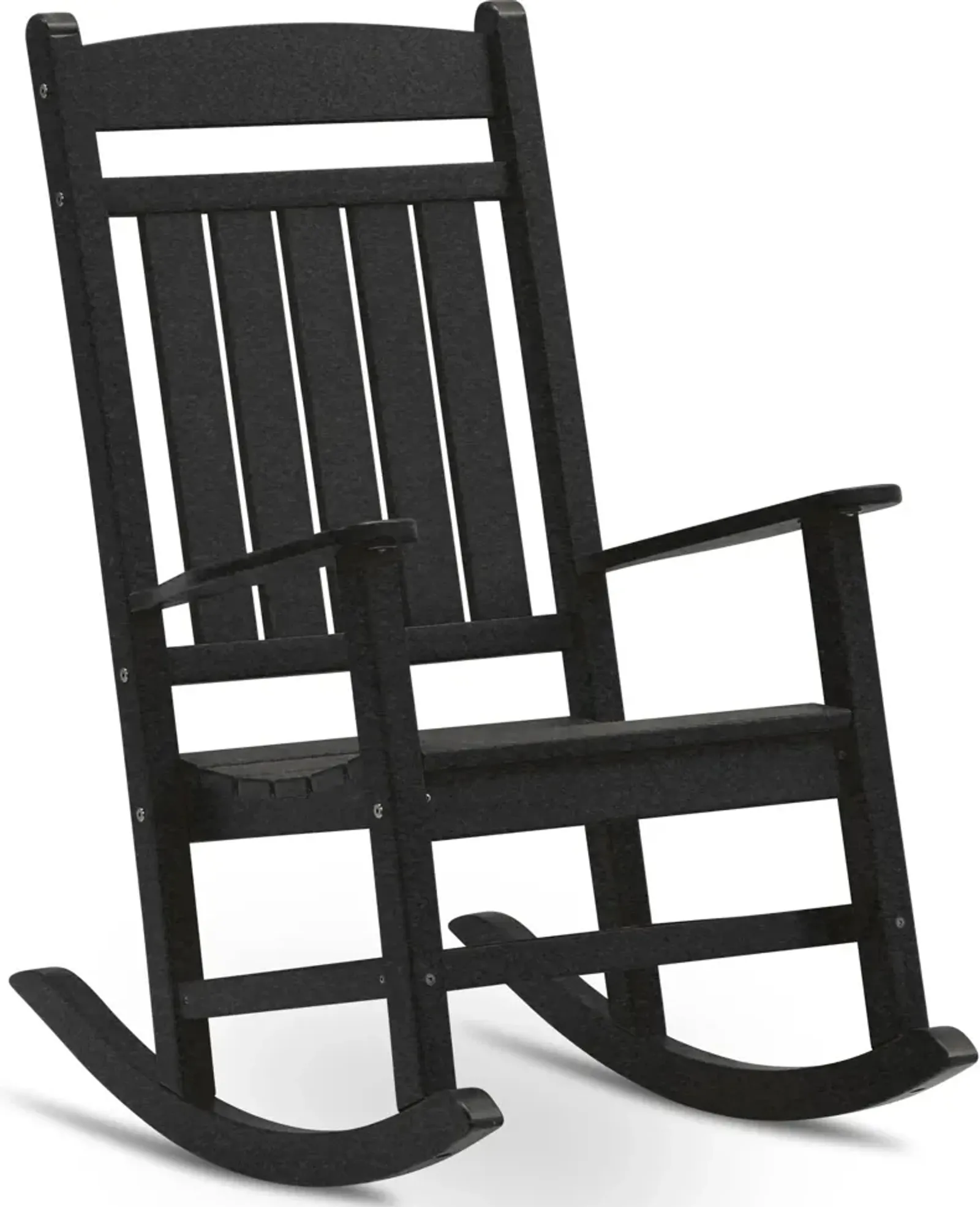 Breezey Outdoor Adirondack Rocking Chair - Black