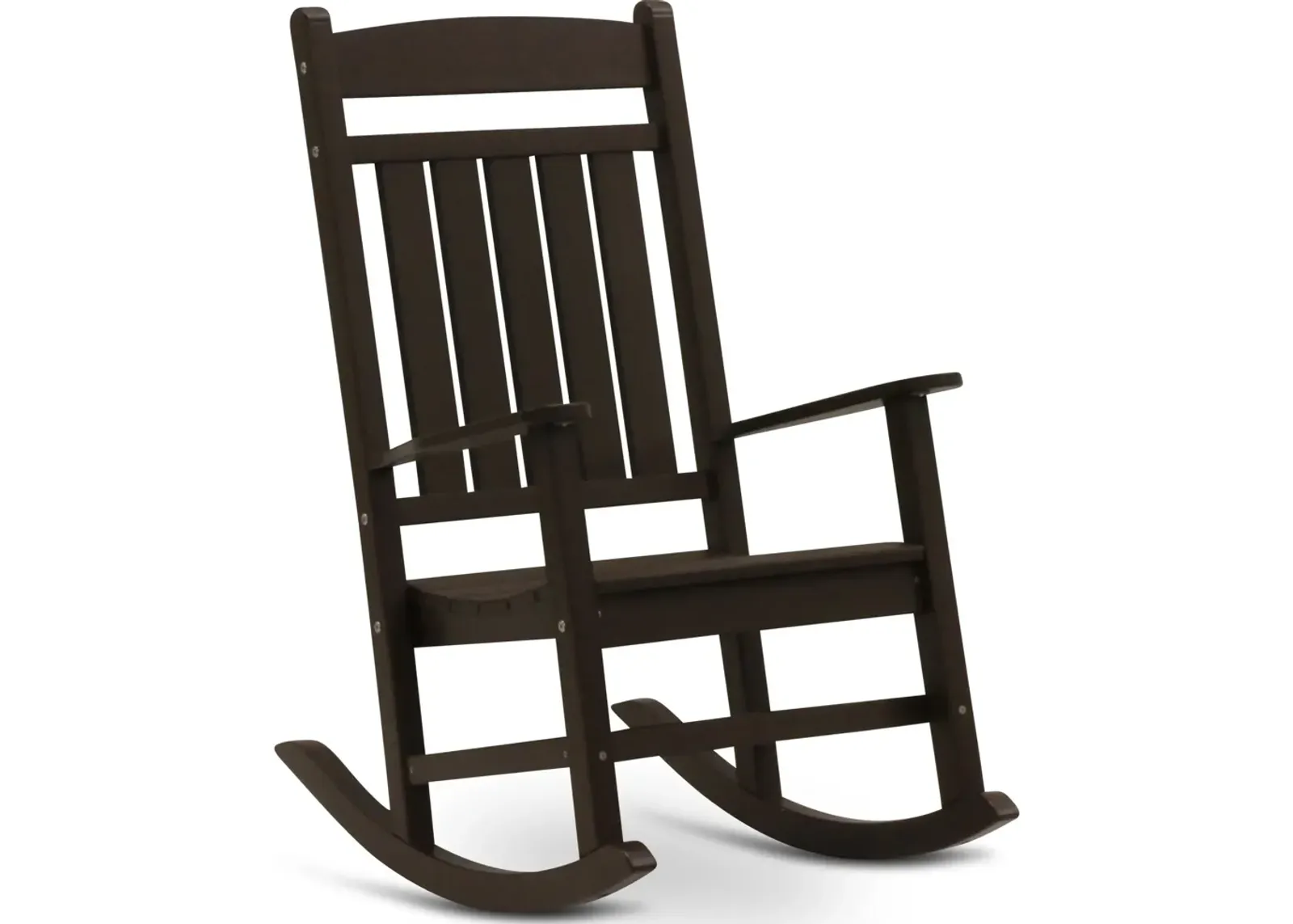 Breezey Outdoor Adirondack Rocking Chair - Chocolate