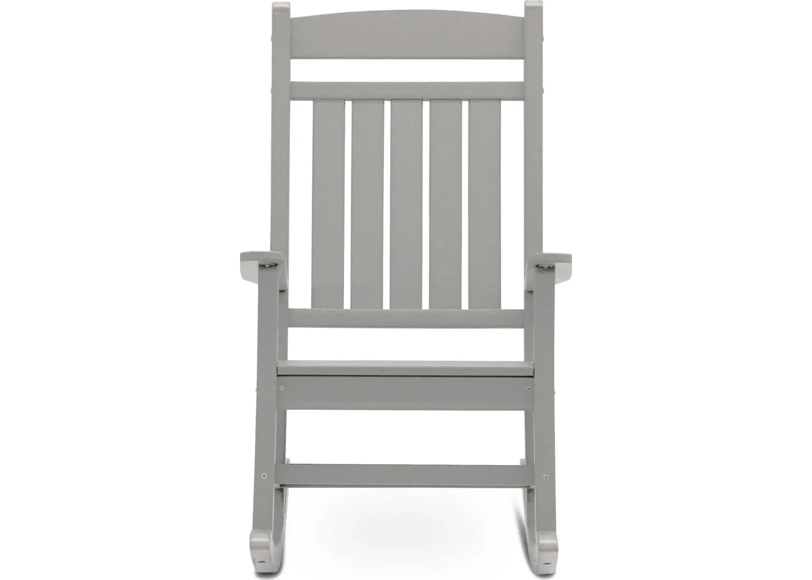 Breezey Outdoor Adirondack Rocking Chair - Gray