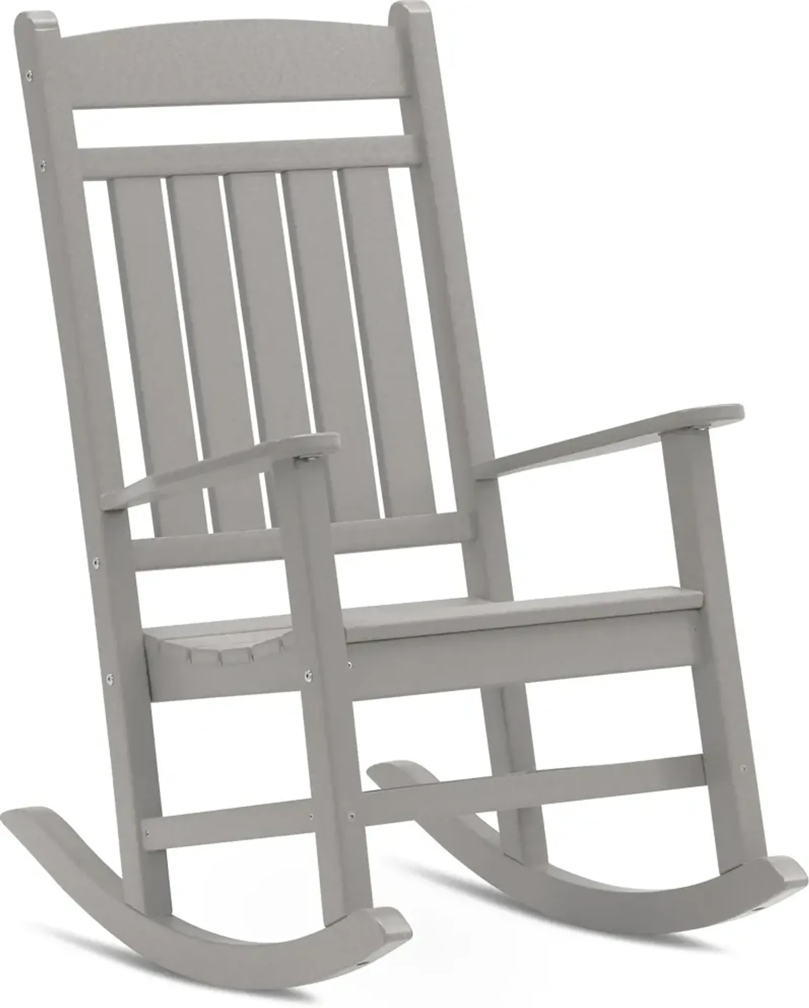 Breezey Outdoor Adirondack Rocking Chair - Gray