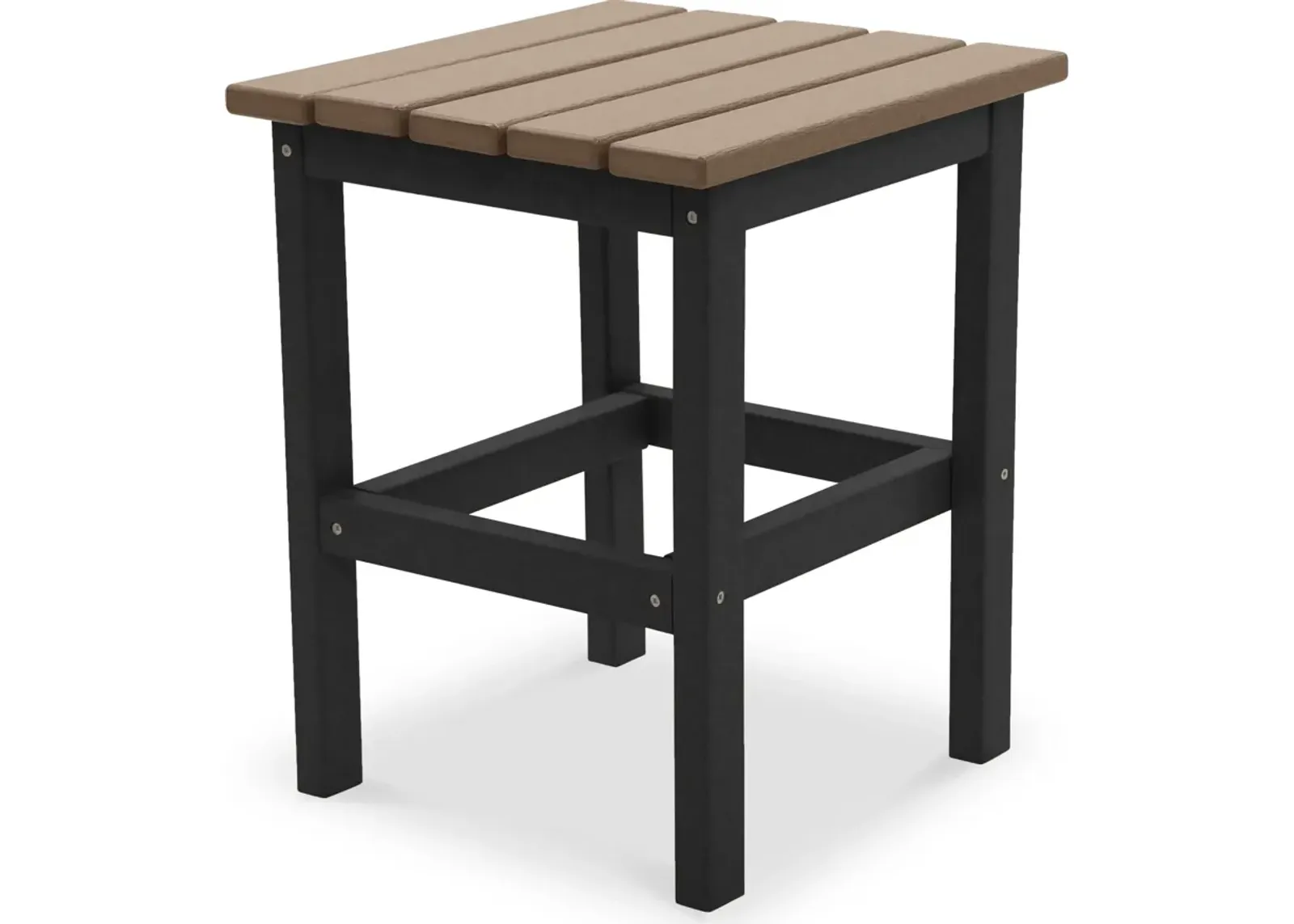 Avail Outdoor Side Table - Black/Wood