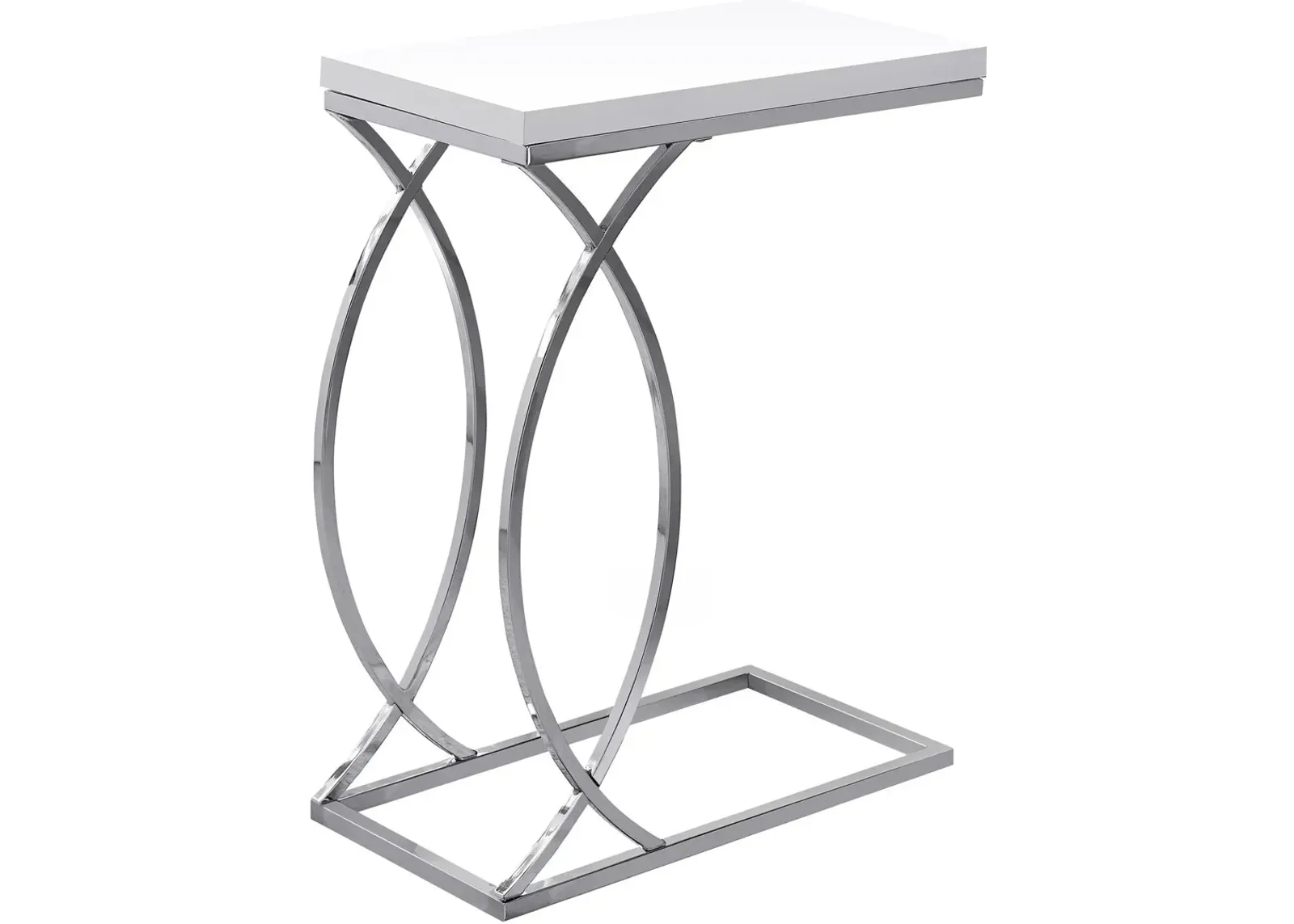 Freda C-Table - White/Chrome