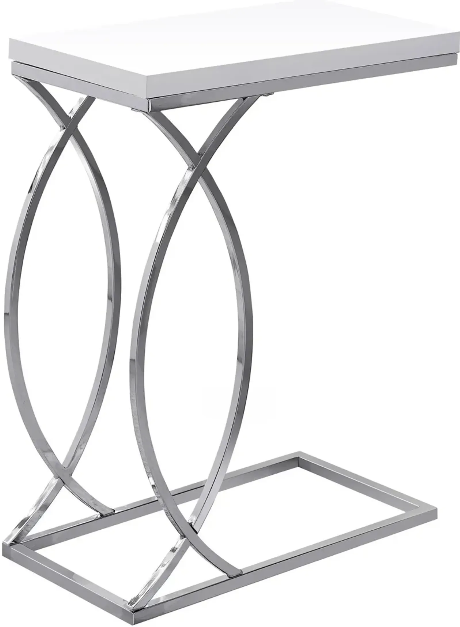 Freda C-Table - White/Chrome