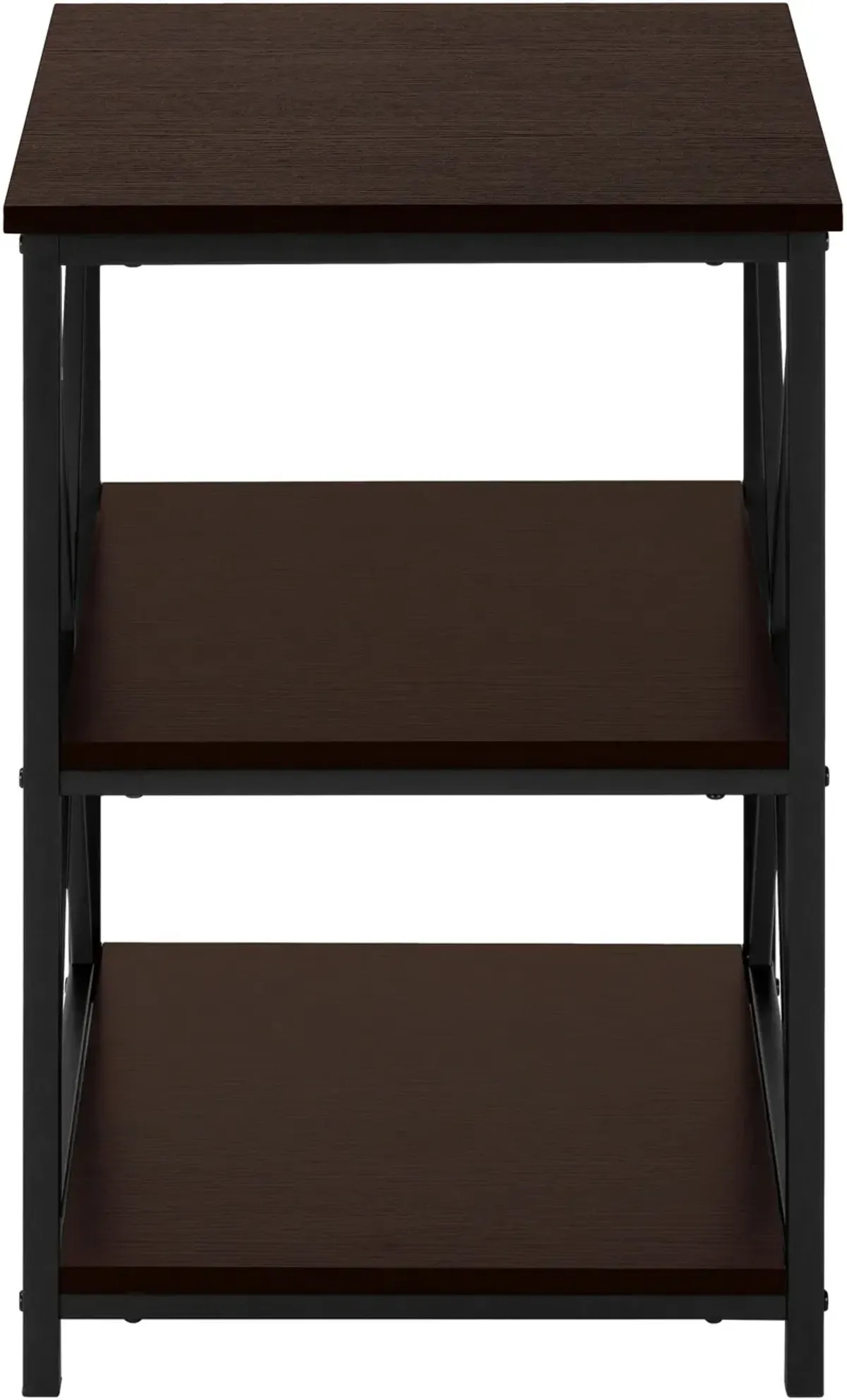 Erma End Table - Brown/Black