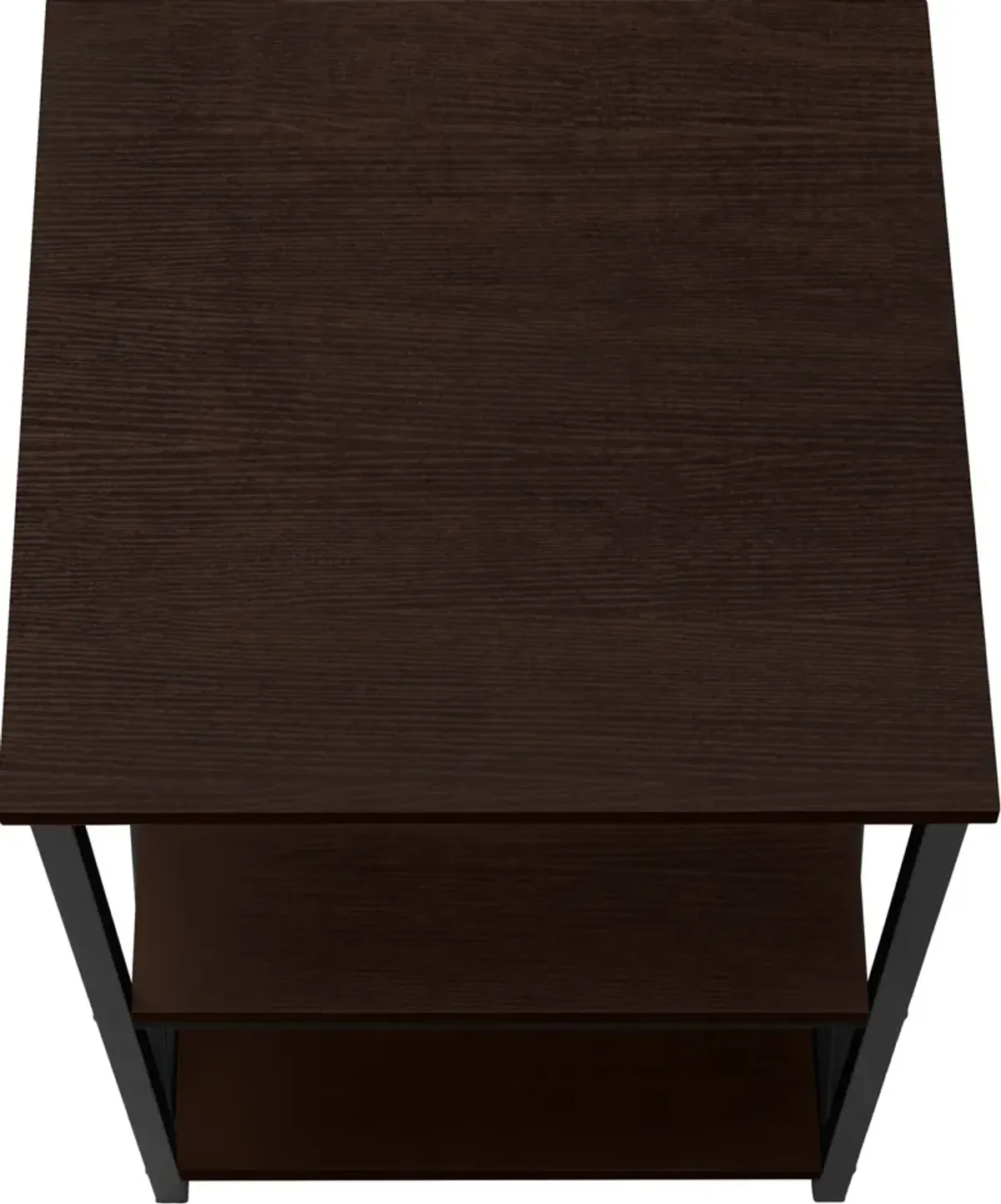 Erma End Table - Brown/Black