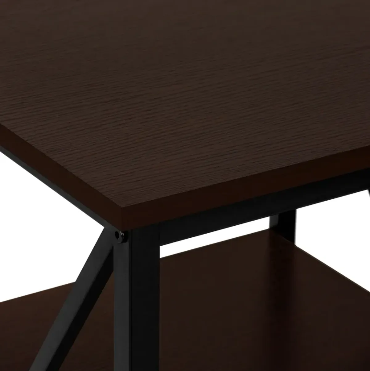 Erma End Table - Brown/Black