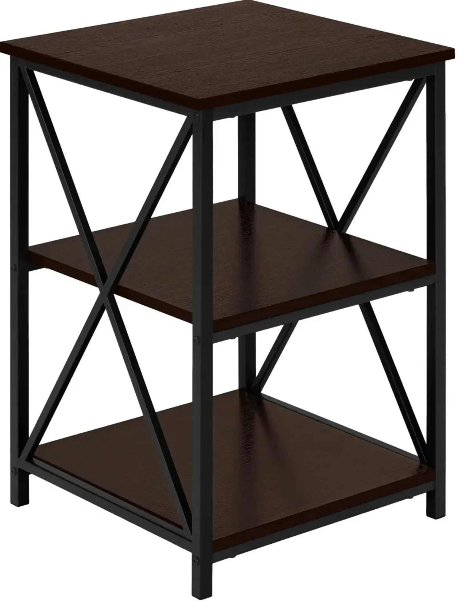 Erma End Table - Brown/Black