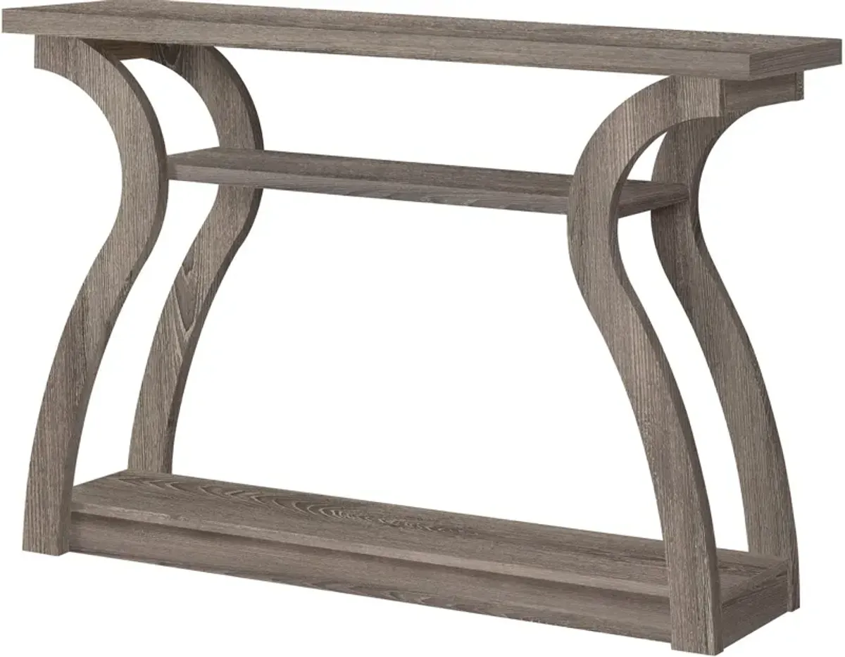 Susie Console Table - Dark Taupe