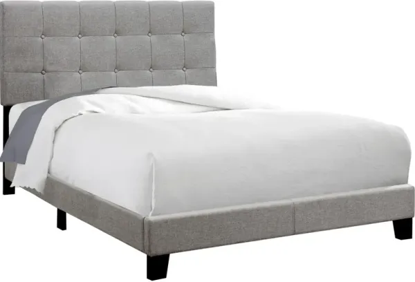 Luella Full Upholstered Bed - Gray