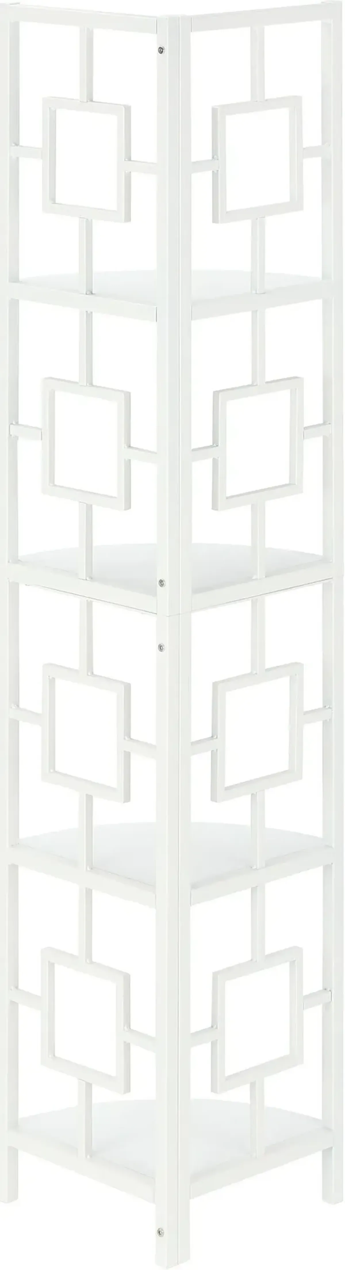 Jimmie Corner Etagere - White