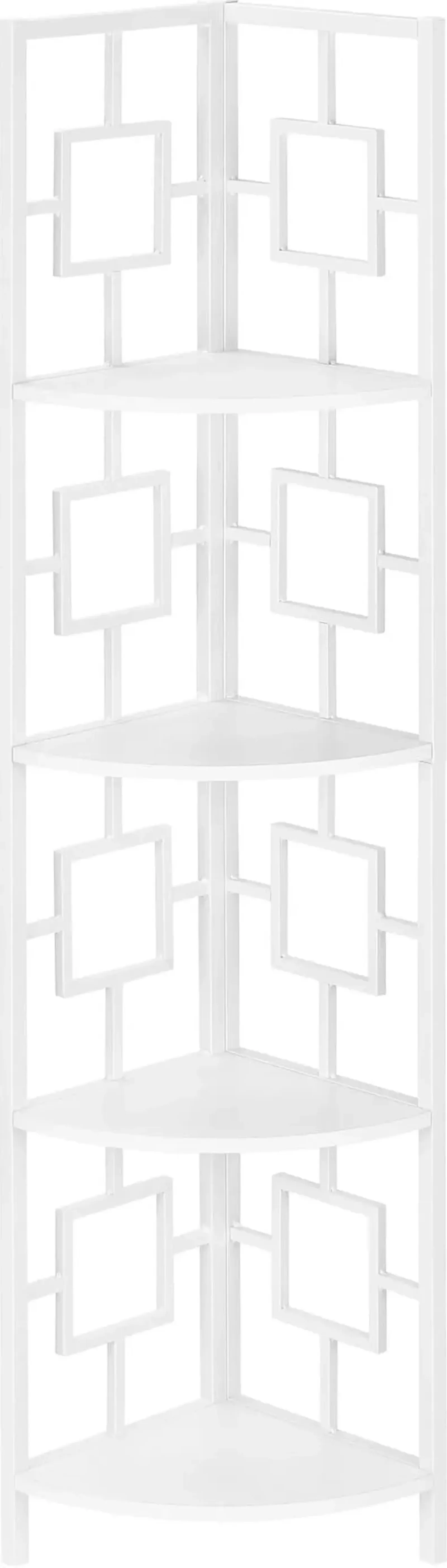 Jimmie Corner Etagere - White