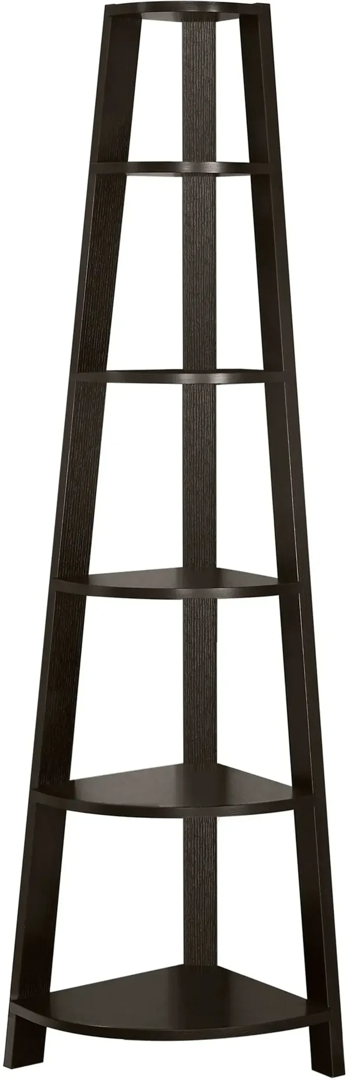 Irma Corner Etagere - Dark Brown