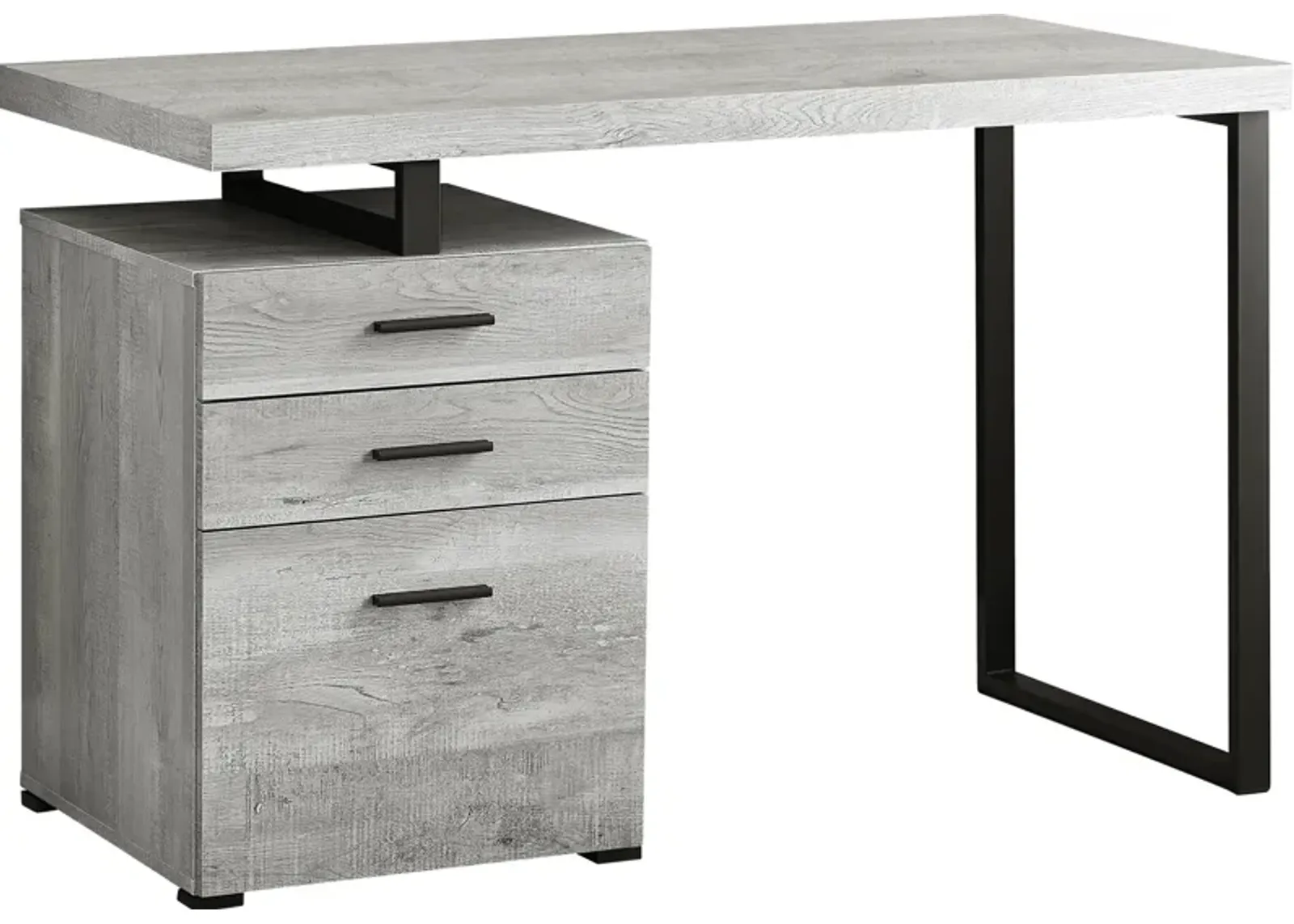 Juanita Desk - Dark Gray/Black