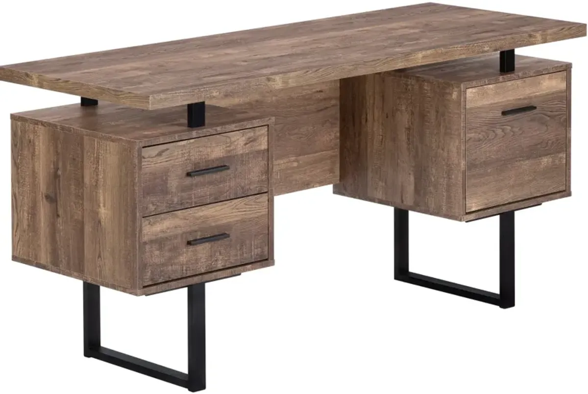 Cecelia Desk - Brown/Black