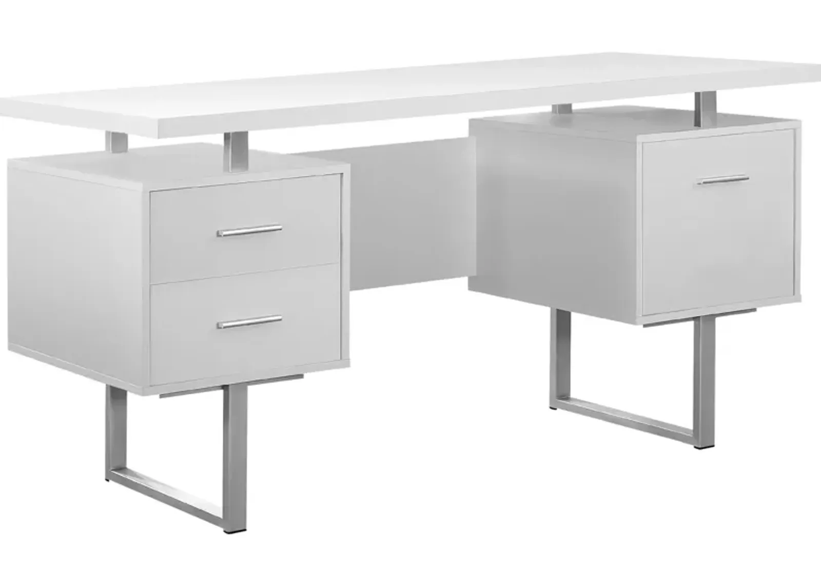 Cecelia Desk - White/Gray