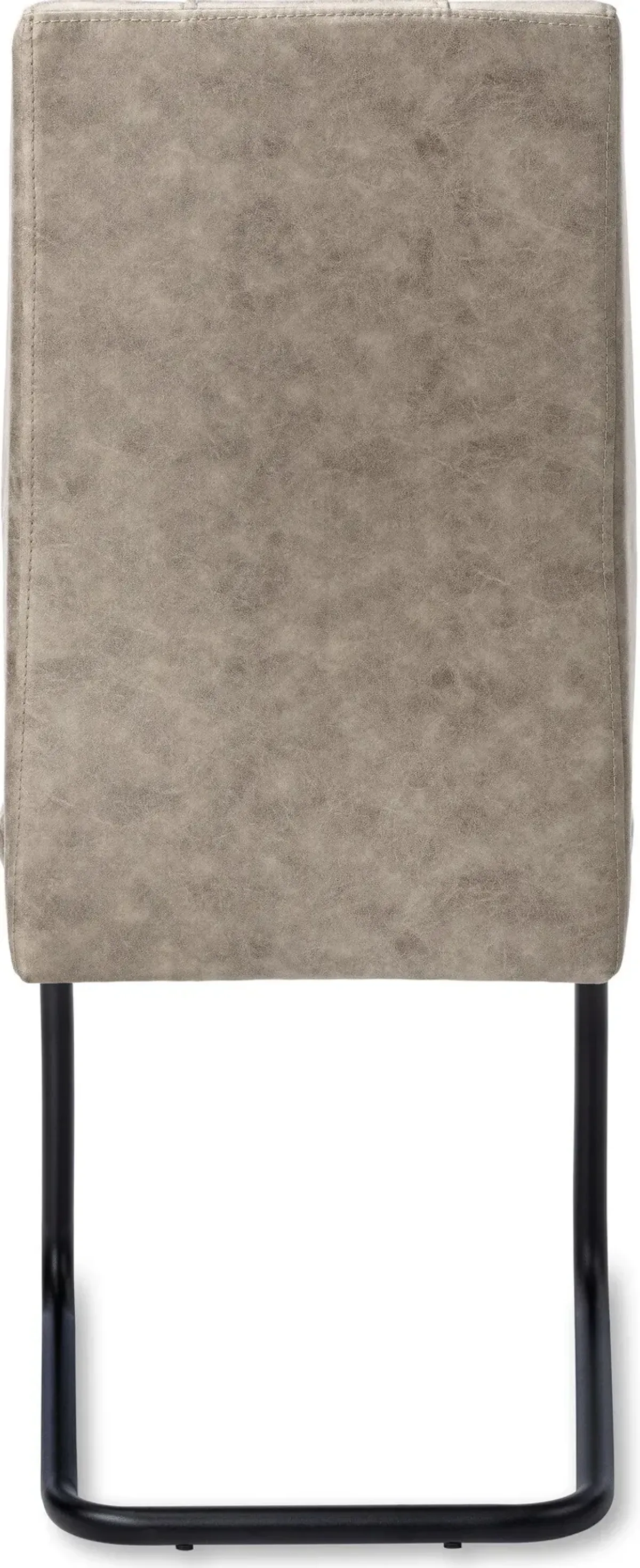 Charley Set of 2 Dining Chairs - Taupe/Black