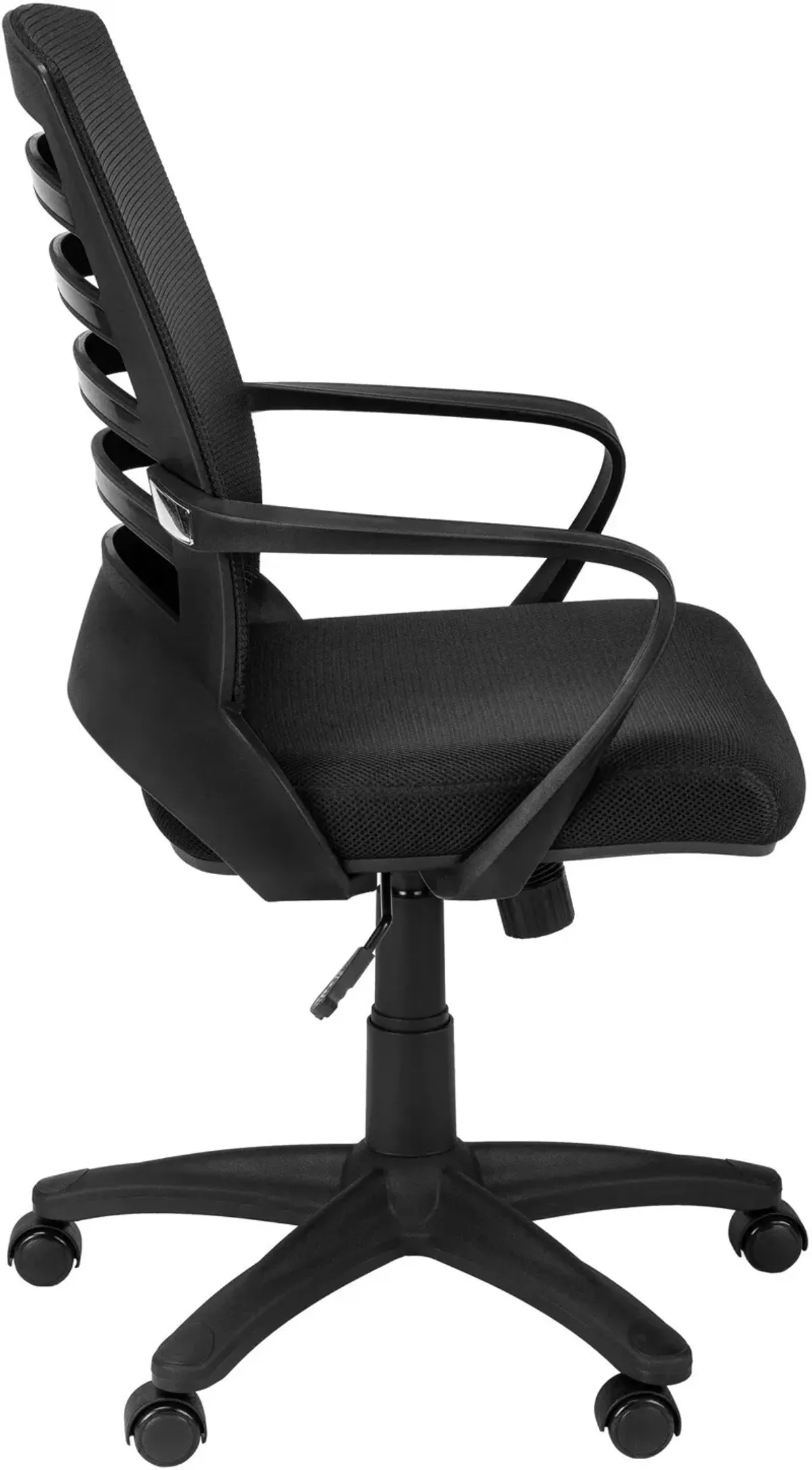 Jim Adjustable Swivel Office Chair - Black/Black