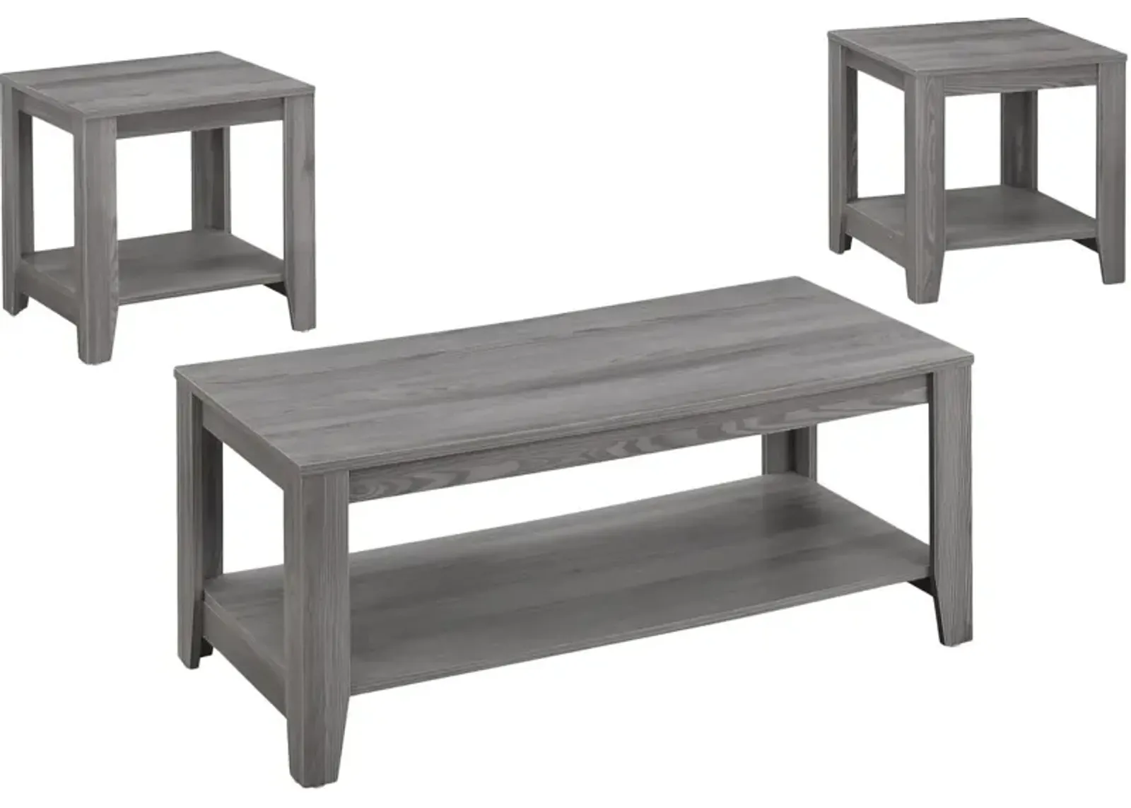 Alvin Coffee Table and 2 End Tables