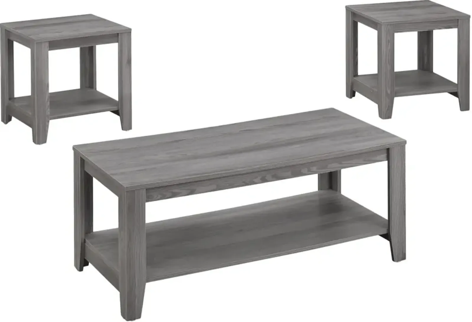 Alvin Coffee Table and 2 End Tables