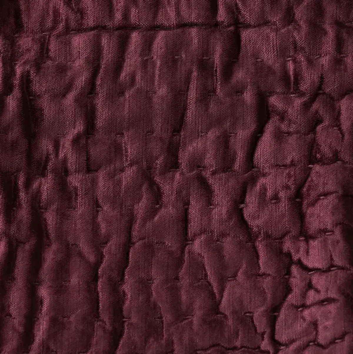 Bari Velvet King Quilt - Port