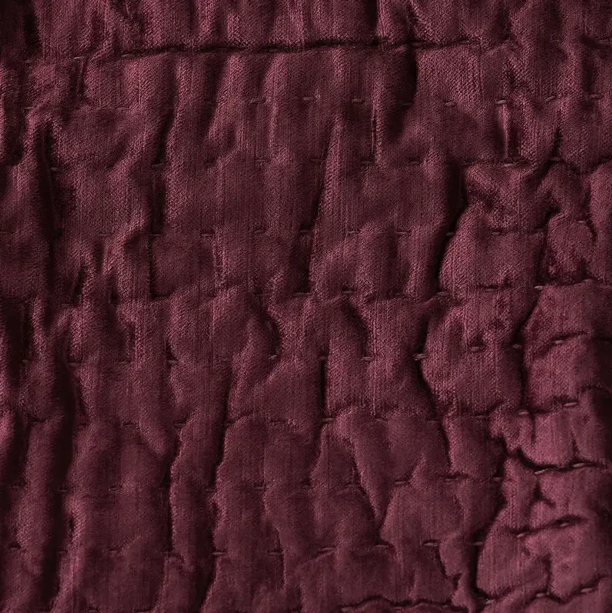 Bari Velvet King Quilt - Port