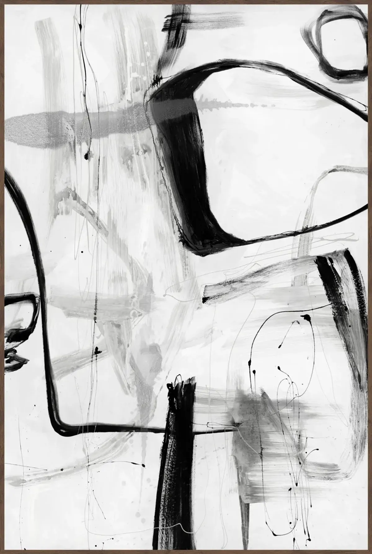 Monochrome 72'' x 48'' Wall Art