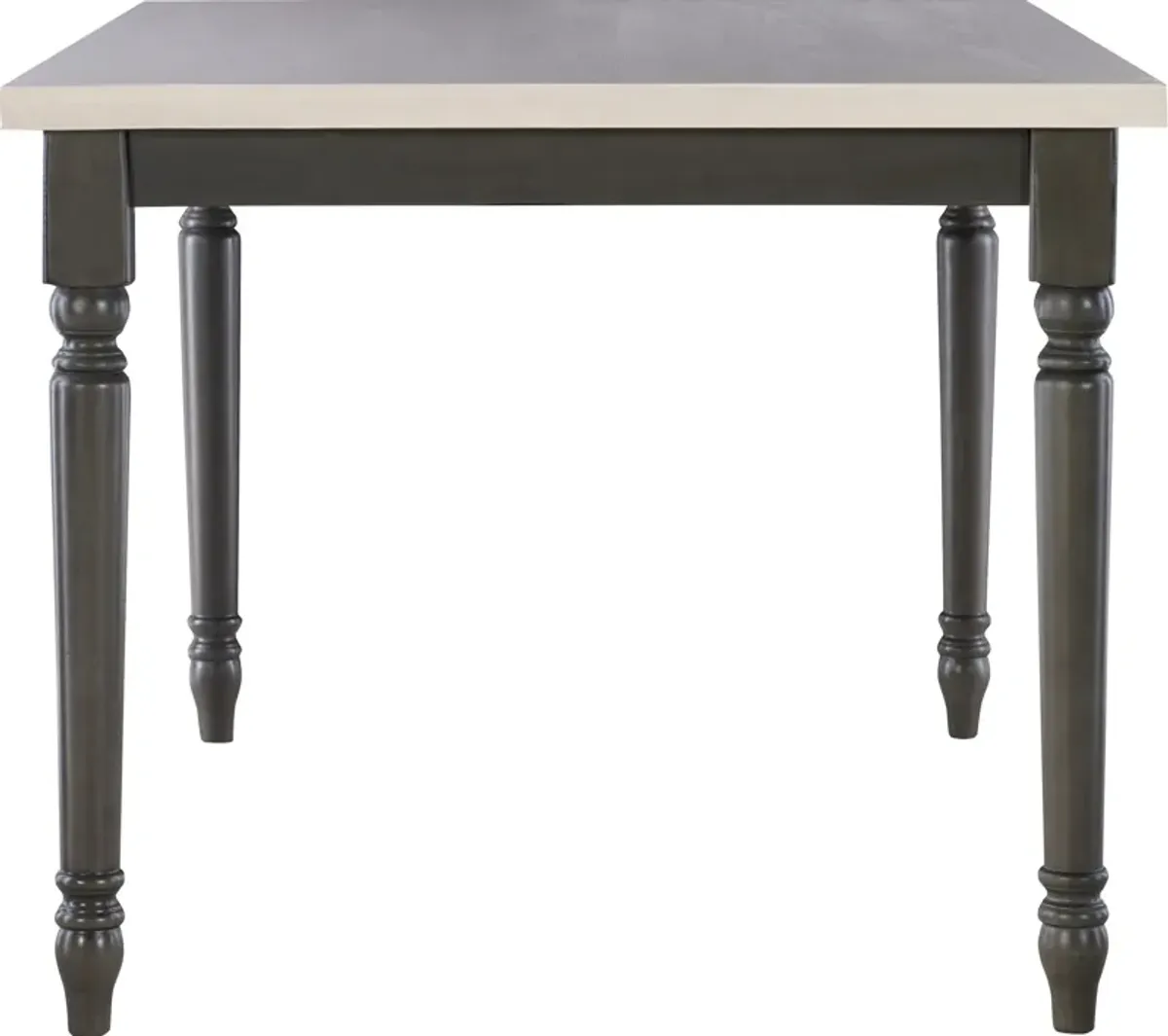 Clayes Dining Table - Gray and White