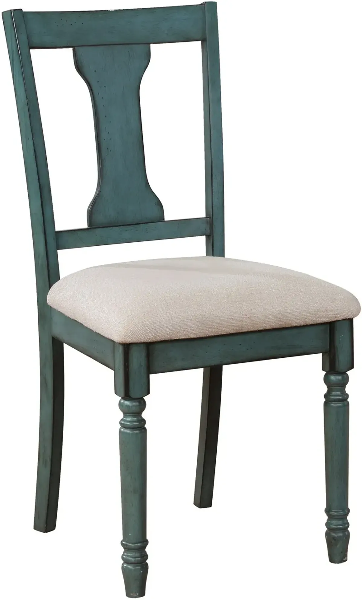 Clayes Set of 2 Dining Chairs - Teal