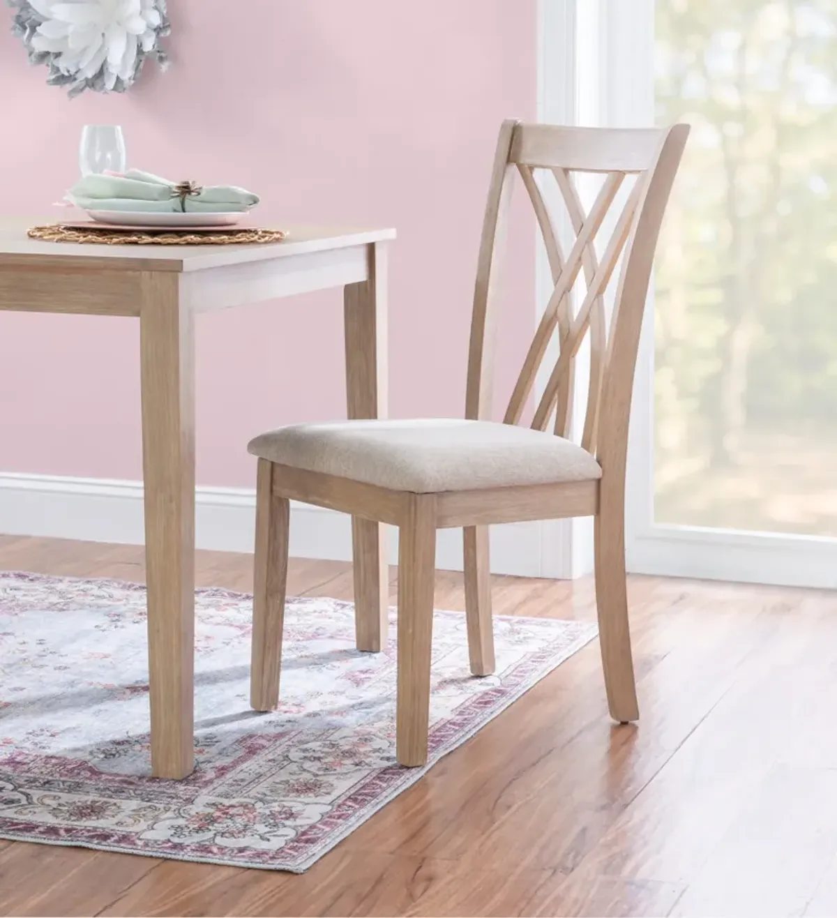 Boyd Dining Table and 6 Chairs - Natural