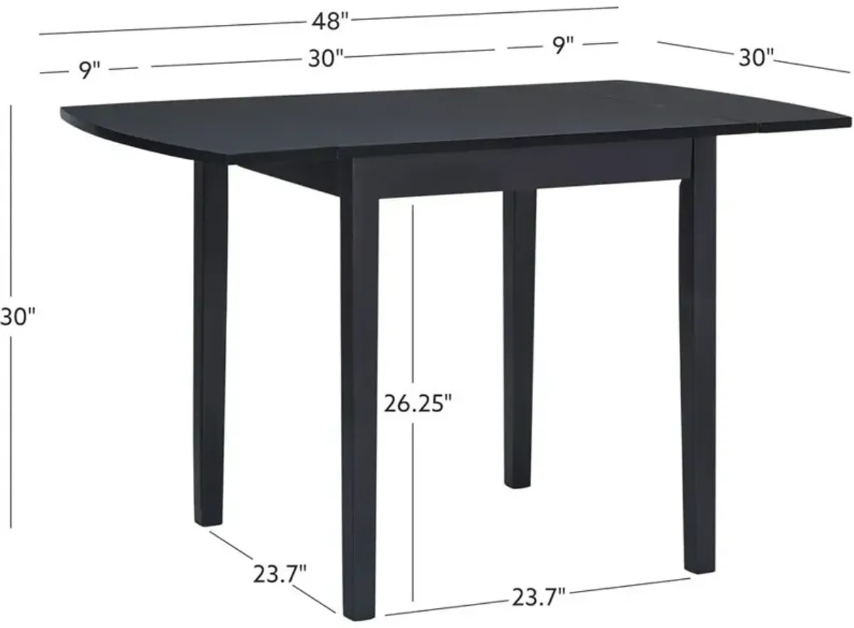 Krigel Extendable Dining Table - Black