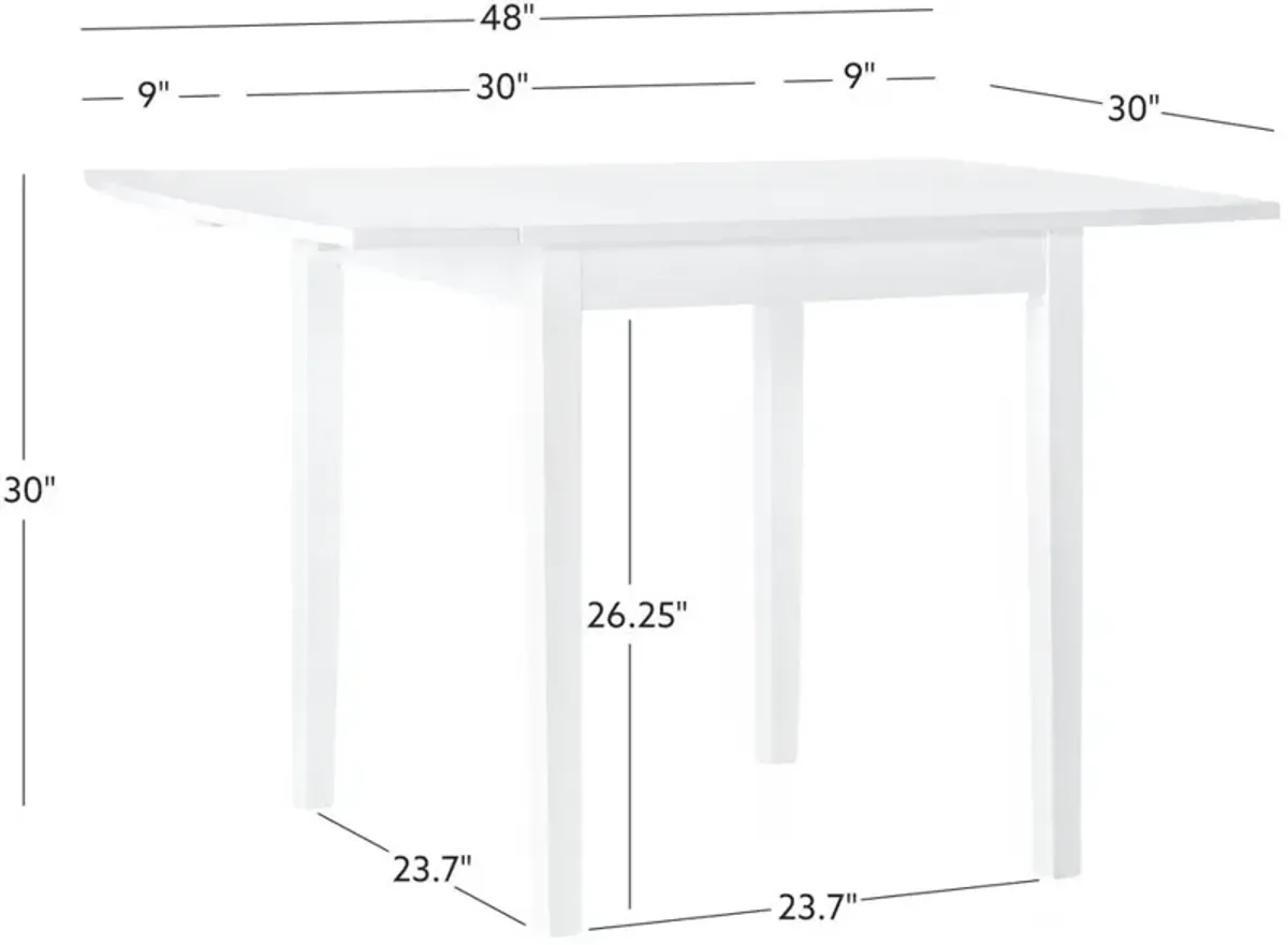 Krigel Extendable Dining Table - White