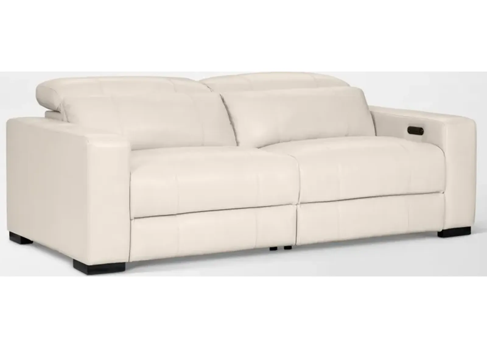 Chapman 2-Piece Dual-Power Reclining Sofa - Chalk