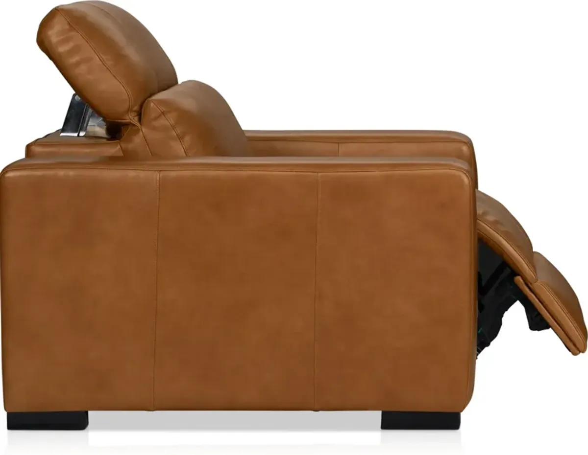 Chapman Dual-Power Recliner - Saddle