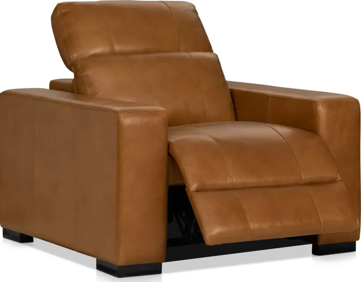 Chapman Dual-Power Recliner - Saddle