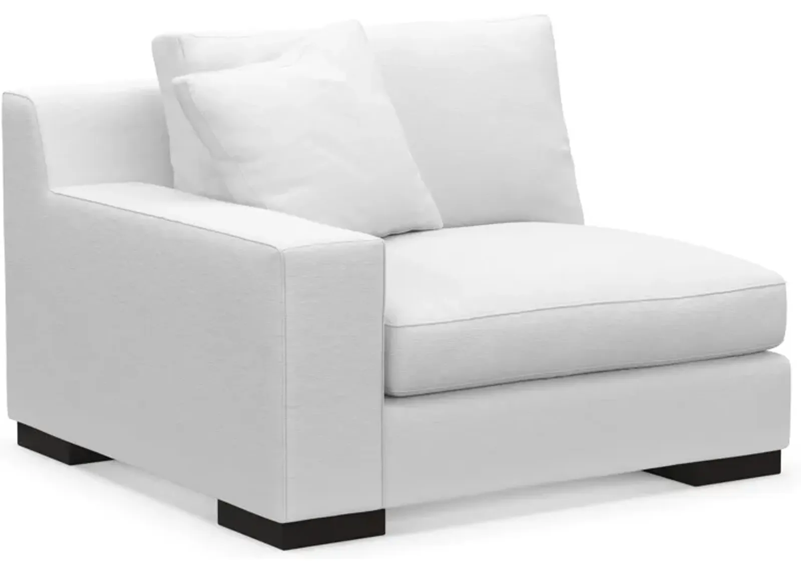 Bondi Foam Comfort Left-Facing Chair - Contessa Vanilla