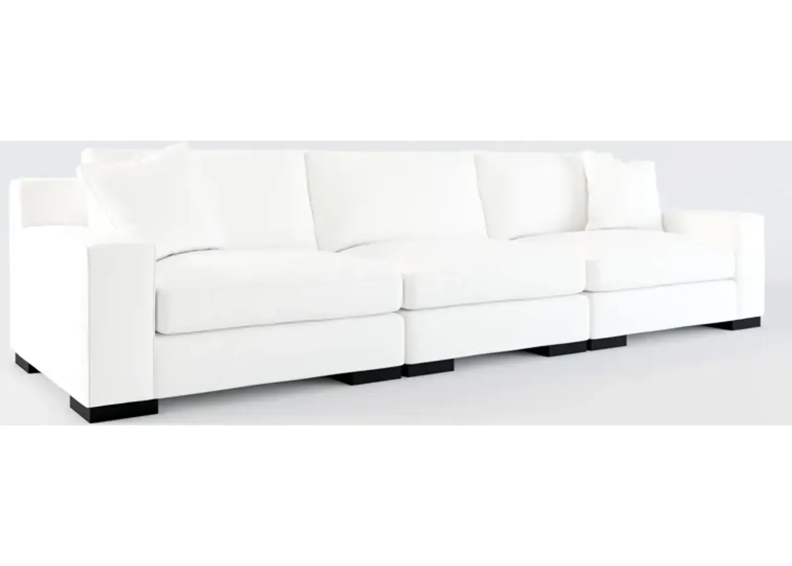 Bondi Foam Comfort 3-Piece Sofa - Contessa Vanilla