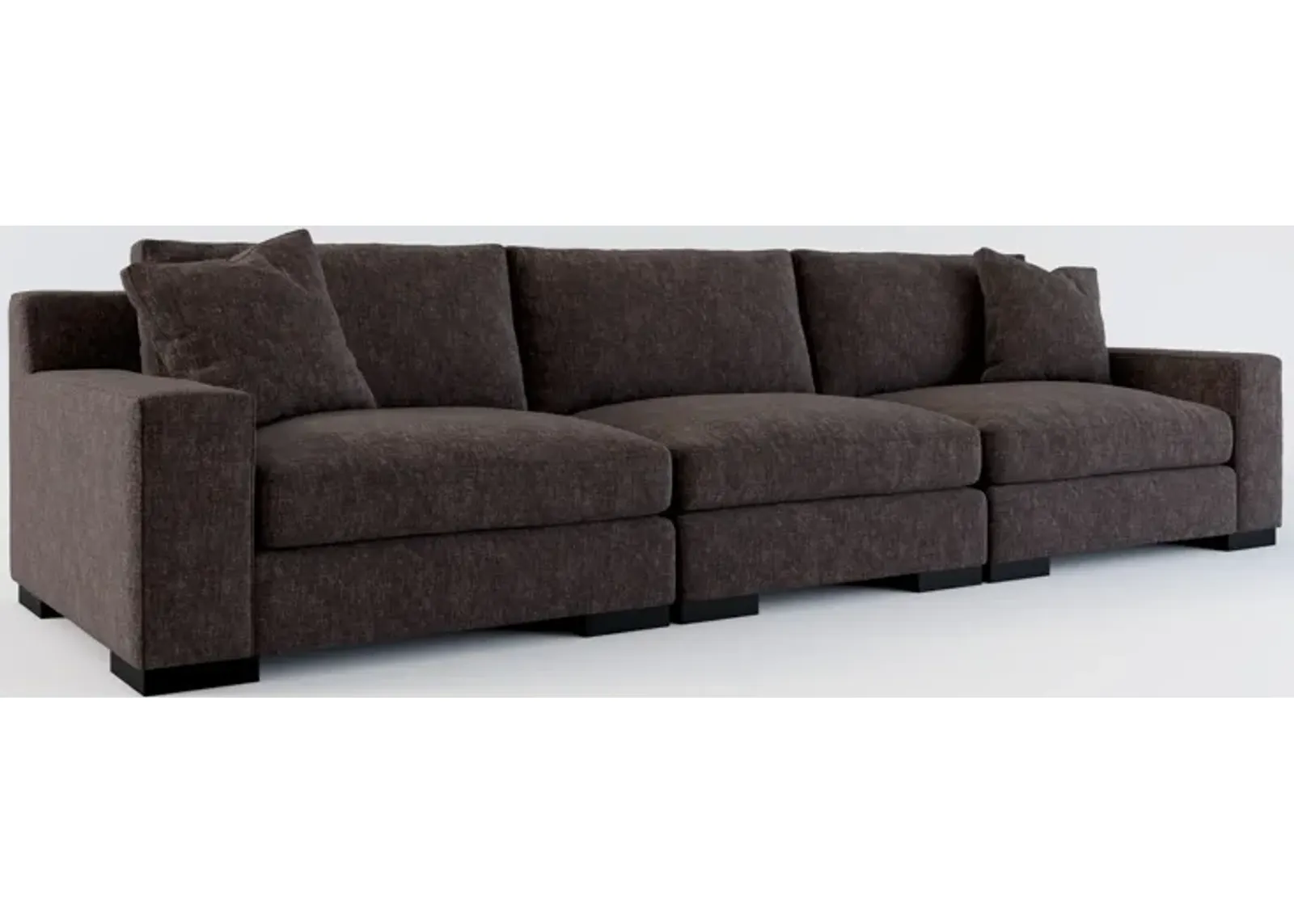 Bondi Hybrid Comfort 3-Piece Sofa - Contessa Java