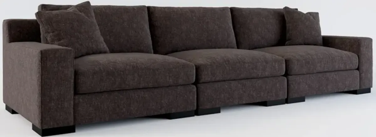 Bondi Hybrid Comfort 3-Piece Sofa - Contessa Java