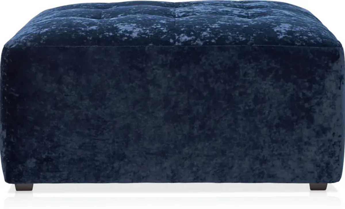 Josie Ottoman - Navy