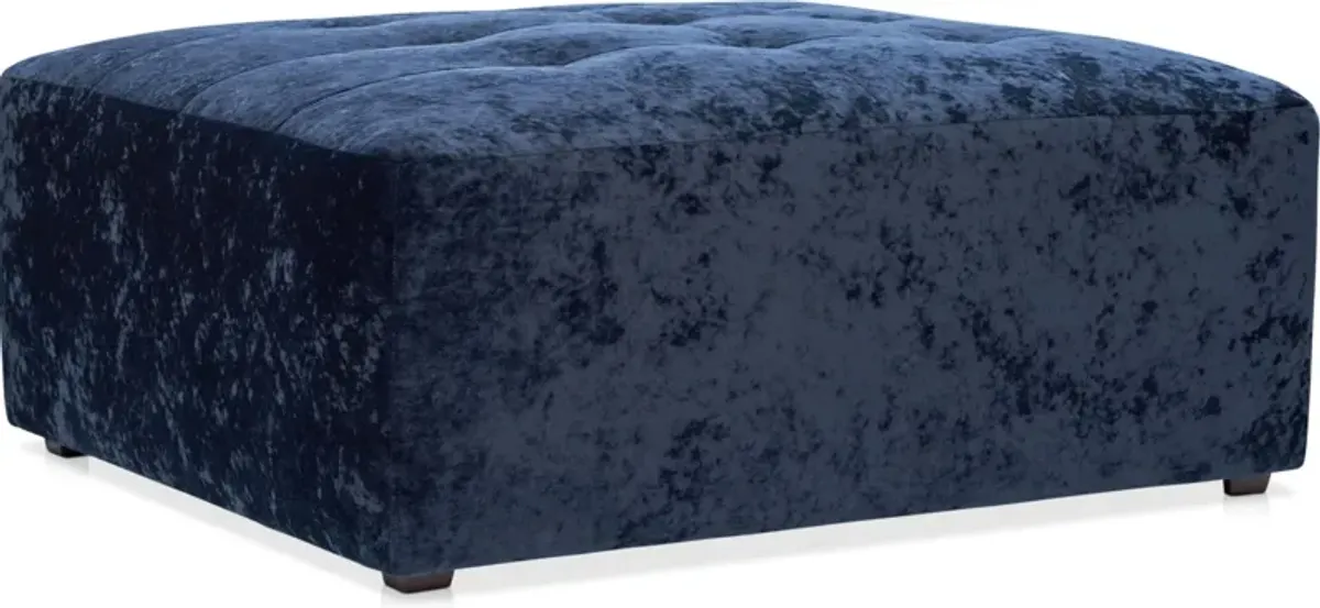 Josie Ottoman - Navy