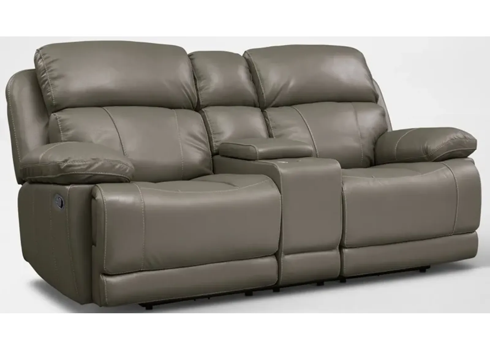 Monte Carlo Manual Reclining Loveseat - Gray