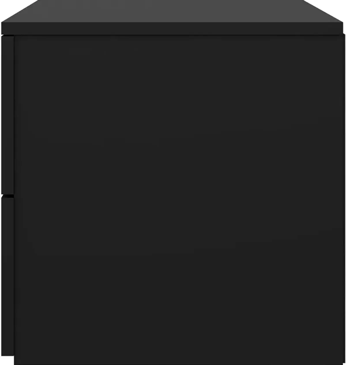 Samuel 2 Drawer Nightstand - Black