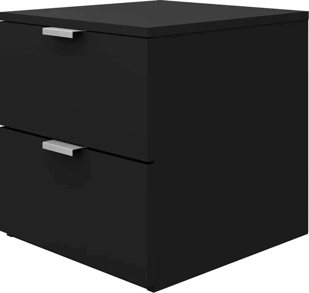 Samuel 2 Drawer Nightstand - Black