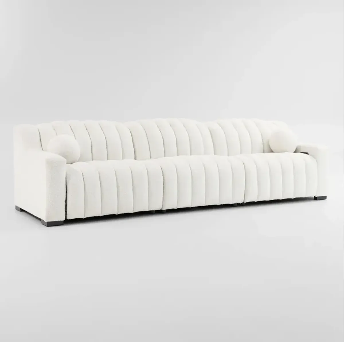 Coco 3-Piece Dual-Power Sofa - Snow