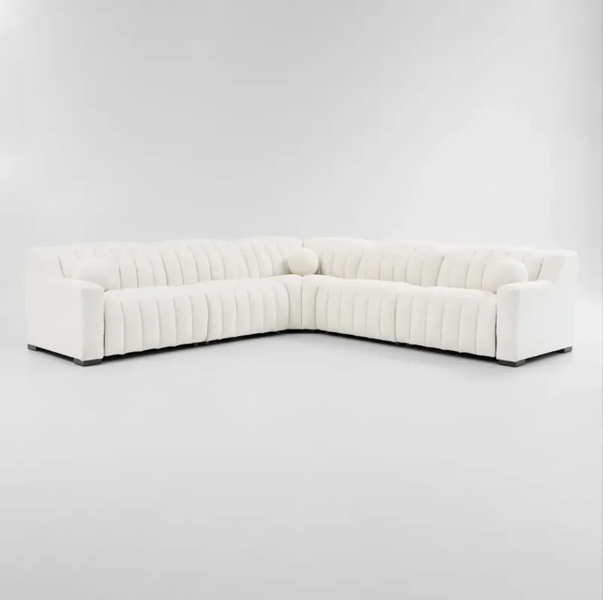 Coco 5-Piece Dual-Power Sectional - Snow
