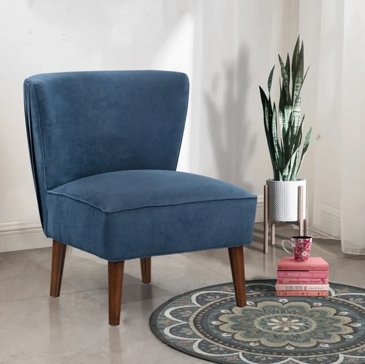 Rowan Accent Chair - Navy