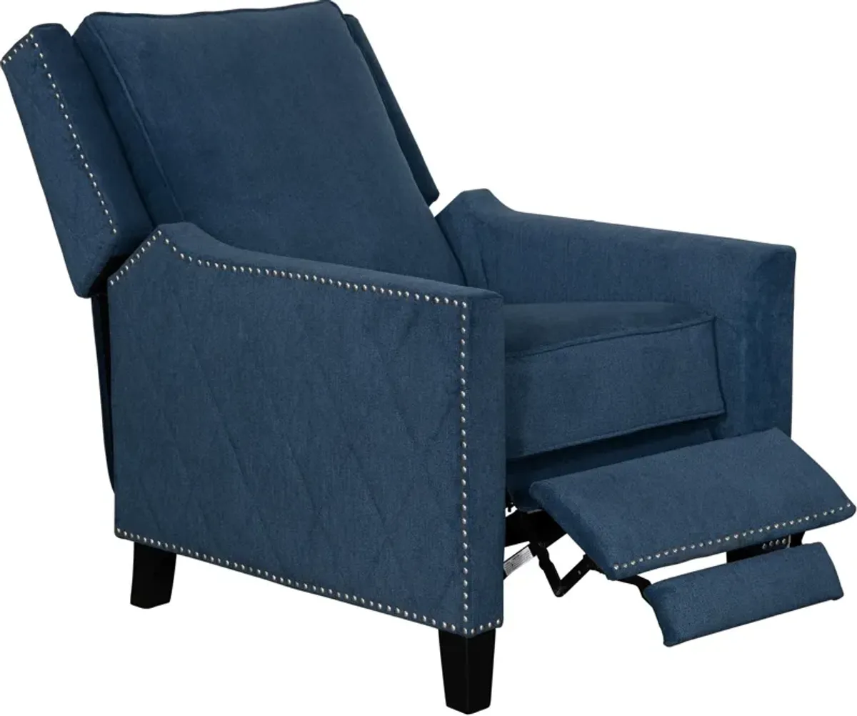 Essex Manual Recliner - Navy