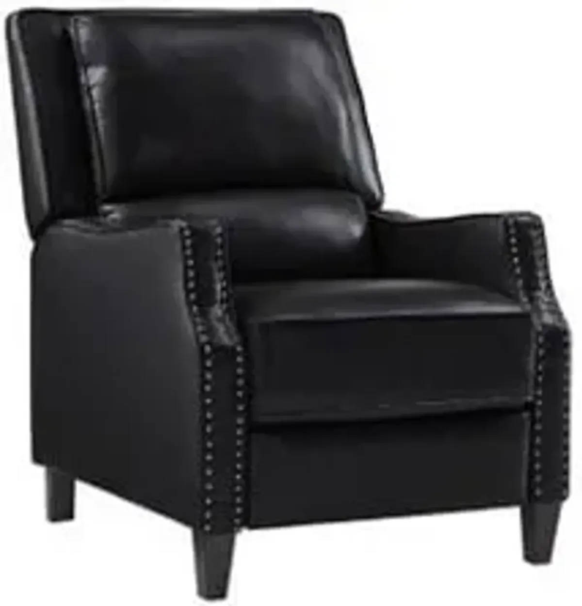 Caspian Pushback Recliner - Black