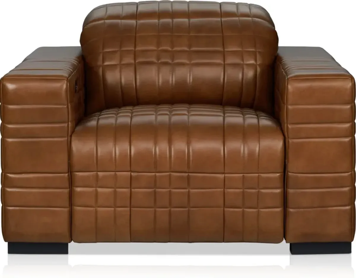 Ralston Dual-Power Reclining Sofa and Recliner Set - Brown