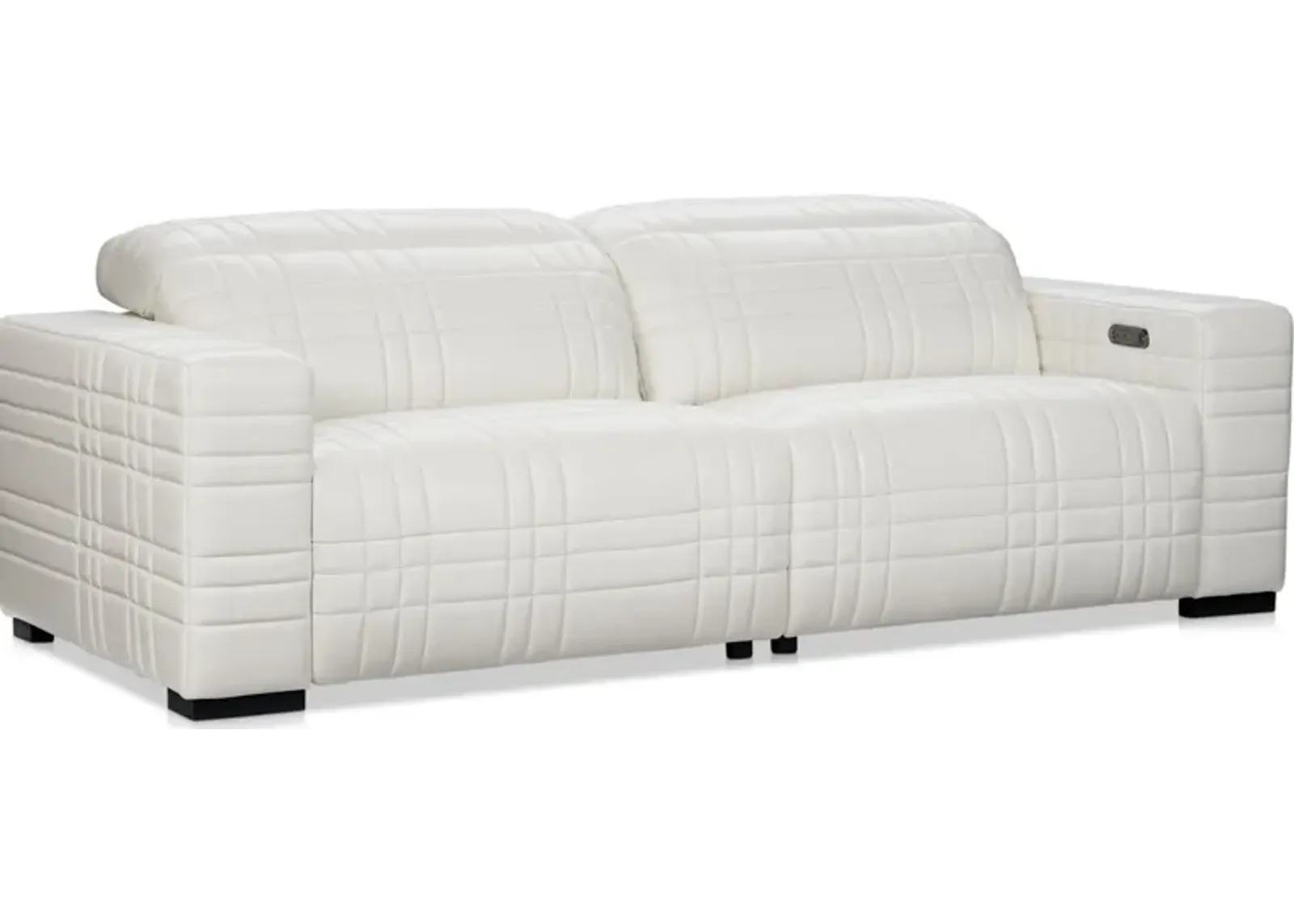 Ralston Dual-Power Reclining Sofa - White